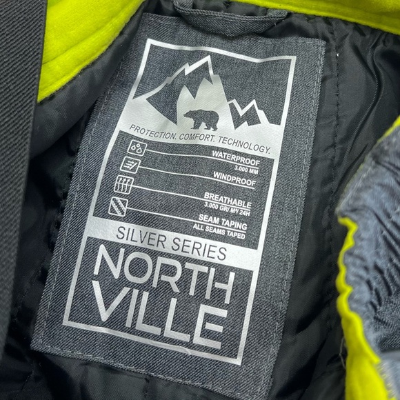 Northville Rodeo Gray Snow Bib Overalls - Picture 3 of 6